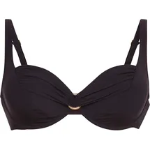 Rosa Faia Bügel-Bandeau-Bikini-Top Damen Schwarz 42 Cup C