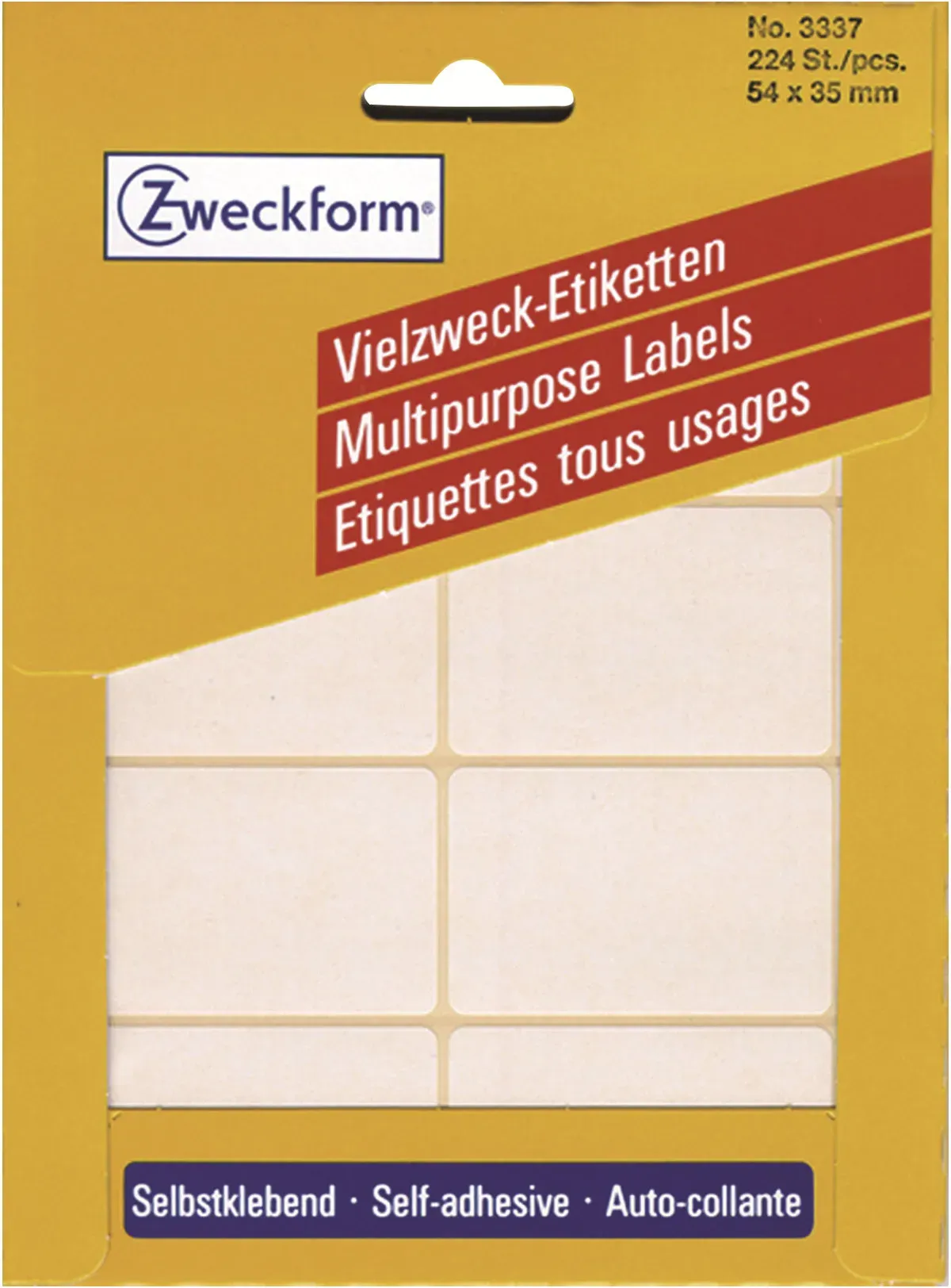 Avery Zweckform Avery Multi-Purpose Labels 3337 - Selbstklebend