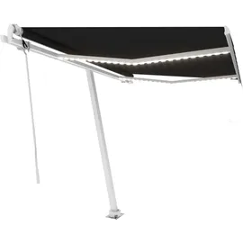 vidaXL Markise Automatisch mit LED & Windsensor 300x250 cm Anthrazit - Grau
