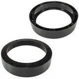 tomzz Audio 2857-019 Lautsprecherringe Adapter Halterungen kompatibel mit VW Caddy Golf V Multivan T5 Fronttür für 200mm DIN Lautsprecher