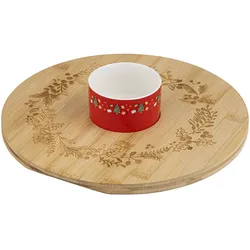 ladelle Geschenk-Set Dasher 2tlg. Holz Rot