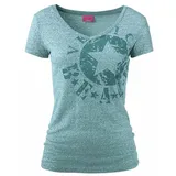 VENICE BEACH Strandshirt türkis-meliert S