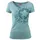 VENICE BEACH Strandshirt türkis-meliert S