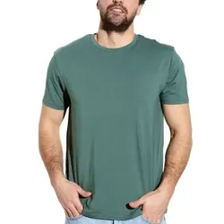 Panos Emporio Base Bamboo Tee Waldgrün Medium Herren