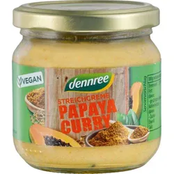 dennree Streichcreme Papaya Curry bio