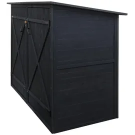 Proregal Fahrradgarage 1er Fahrradbox Anthrazit 184x152x98 cm