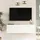 [en.casa] Lapinlahti TV-Lowboard 100 x 29,5 x 31,5 cm Eiche rustikal/Weiß Spanplatte
