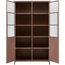 Woood Vitrine Exhibit 99 x 44 x 170 cm Braun
