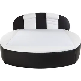 Westfalia Schlafkomfort Rundbett 180 x 230 cm Schwarz/Weiß