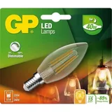 GP - LED-Glühfaden-Mini-Kerze, E14, DIM, 5W (40W), 470 lm