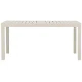 VCM Ebuy24 Capo Gartentisch mit Auszug 160/240 cm beige.