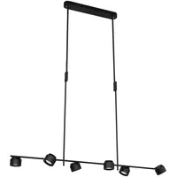 Paulmann LED Pendelleuchte Puric Pane Effect / 1x3W Schwarz