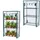 Relaxdays Gewächshaus Stahl Grün/Transparent PVC 80 x 46 x 24 cm 0,09 m2
