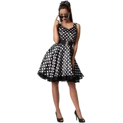 tectake® Frauenkostüm Rockabilly Lady