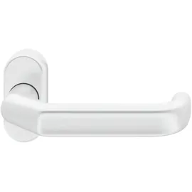 FSB Rahmentürdrücker 06 0662 Hochhaltefeder B Ovale Rosette Weiß