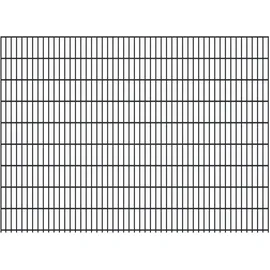 FA-Bausysteme Doppelstabmattenzaun 8/6/8 250 cm x 183 cm Anthrazit