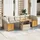 vidaXL Garten-Lounge-Set 8-tlg. beige