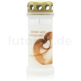 Bolsius Nr.6 Grablicht 17,3 cm Herz
