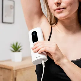 InnovaGoods Lichtpuls-Epilierer mit Kühlfunktion und Zubehör 999999 Weiß