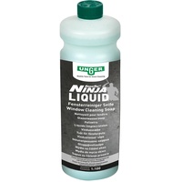 Unger Power Liquid Reinigungskonzentrat (Glasreiniger 1 Liter, Mischverhältnis 1:100,