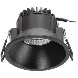 ARCCHIO Einbaustrahler 1 x 6 W LED rund schwarz