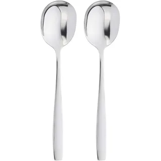 Gräwe Servierlöffel 2er Set, Edelstahl, Serie Königstein,