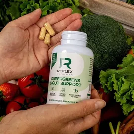 Reflex Nutrition Supergreens & Gut Support Kapseln 90 St.