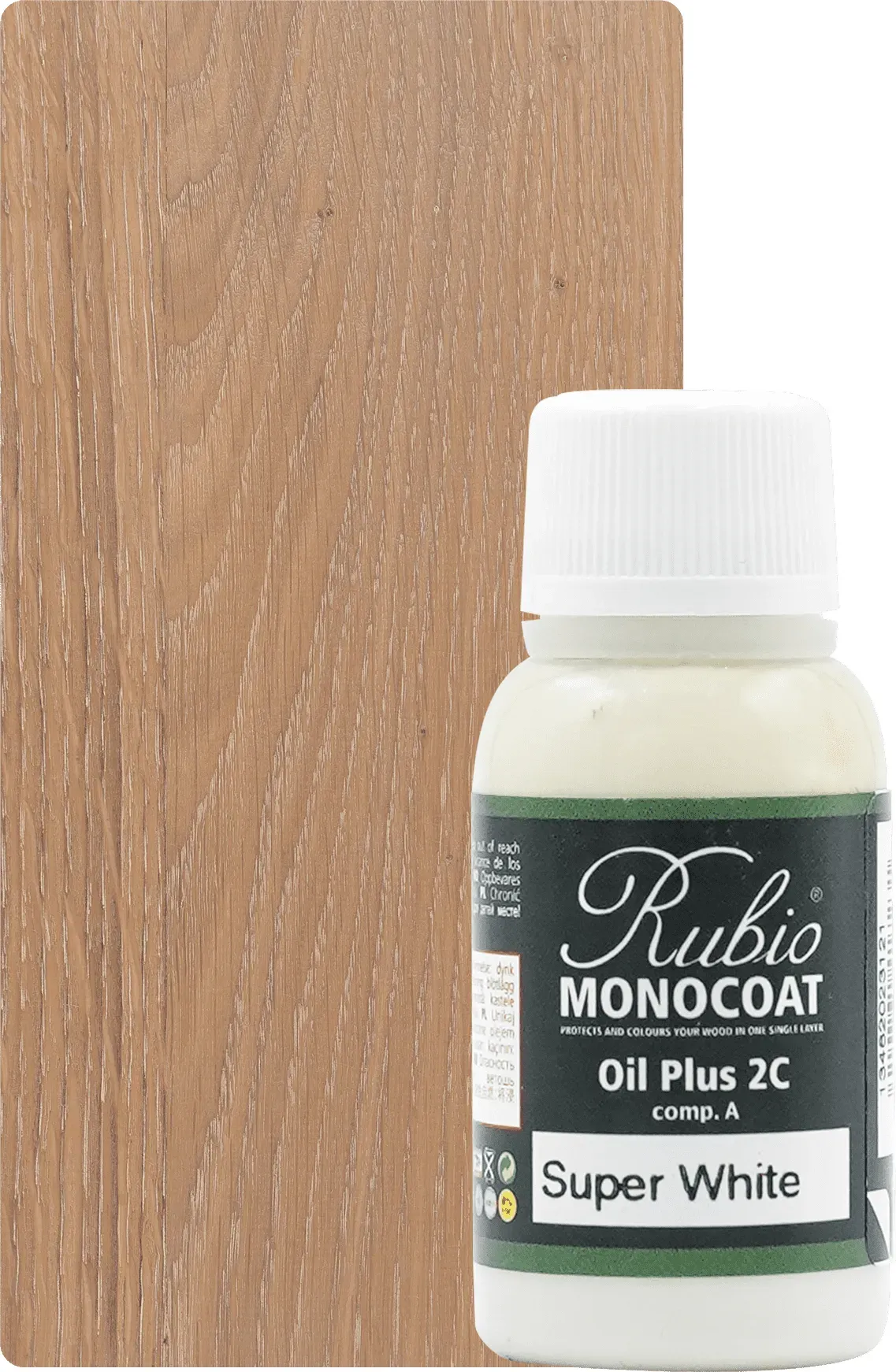 Rubio Monocoat Set Oil Plus 2C Super White 20ml (A) - 20ml [0,8m2]