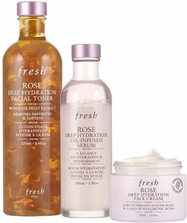 Fresh Rose Tiefenhydratation Hautpflegeset