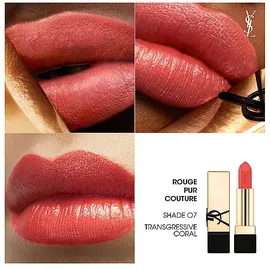 Yves Saint Laurent Rouge Pur Couture 07 Transgressive Coral 3,8 g