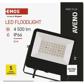 EMOS AVENO ZS2423 LED-Strahler, schwarz, 30W, Neutralweiß (1531242300)