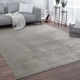 Paco Home Cadiz 630 Kurzflorteppich 300 x 400 cm grau