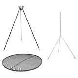 Cook King Schwenkgrill 180 cm inkl. Grillrost Ø 50 cm Rohstahl 