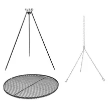 Cook King Schwenkgrill 180 cm inkl. Grillrost Ø 50 cm Rohstahl 