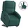 vidaXL Relaxsessel mit Aufstehhilfe Stoff 94,5 x 100 x 0 cm Dunkelgrün mit Rollen