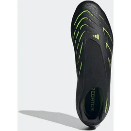 adidas Predator League Laceless FG Herren Core Black/Carbon/Lucid Lemon 47