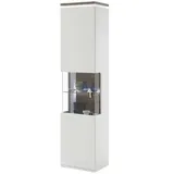 U N O Sports Vitrine Aurelia ¦ weiß ¦ Maße (cm): B: 50 H: 208 T: 37.0