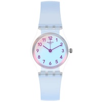 Swatch Damen Analog Quarz Uhr mit Silicone Armband LK396