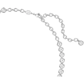 Swarovski Imber Tennis Halskette Weiß Kristall Silber