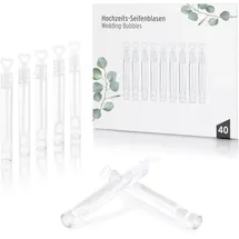 lomimos Seifenblasen Hochzeit Set 40 St. Weiß