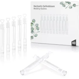 lomimos Seifenblasen Hochzeit Set 40 St. Weiß