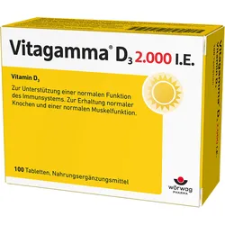 Vitagamma D3 2.000 I.E. Vitamin D3 Tabletten