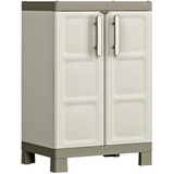 KETER Lagerschrank Excellence Beige und Taupe 97 cm