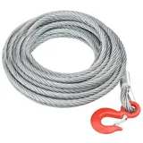 vidaXL Drahtseilkabel 3200 kg 20 m