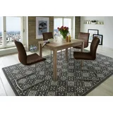 NIEHOFF SITZMÖBEL Esstisch Minimax, in 3 Farben und 3 Größen, mit Auszugsfunktion braun 80 cm x 76 cm x 80 cm