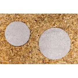 Trendline Trittstein Granit Ø 30 cm x 3 cm hoch Grau Trittplatte Dekoplatte
