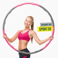 SlimHoop Hula Hoop Reifen, Gymnastikreifen, Fitnessreifen für Sport