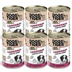 Dogs'n Tiger Lammfromm Lamm & Kürbis 6x400 g