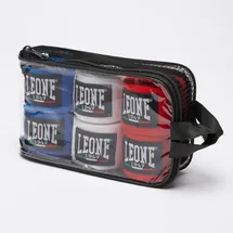Leone 1947 Boxbandagen Multipack, Pack x 3-AB705P Unisex – Erwachsene, Rot-Weiß-Blau, 250 cm
