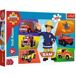 TREFL 16354 Puzzle 100 Teile - Feuerwehrmann Sam